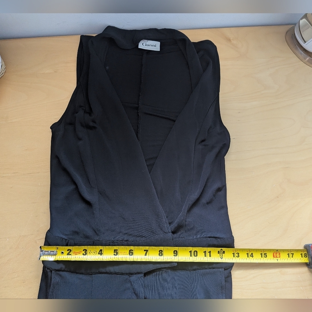 Ganni Black Sleeveless Jumpsuit - Picture 14 of 16